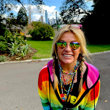 JEWELCHIC Rainbow Heart Glasses $10 donation from each sale